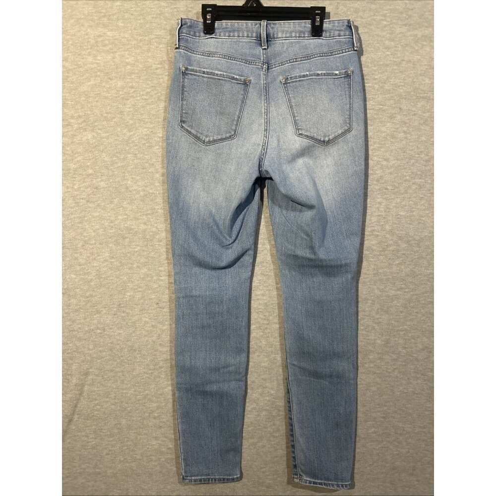 Old Navy Womens Jeans Size 6 Pop Icon Skinny High Rise Secret Slim Pockets Blue - Picture 2 of 9